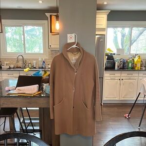 Wilfred cocoon coat. Women's Tan Coat